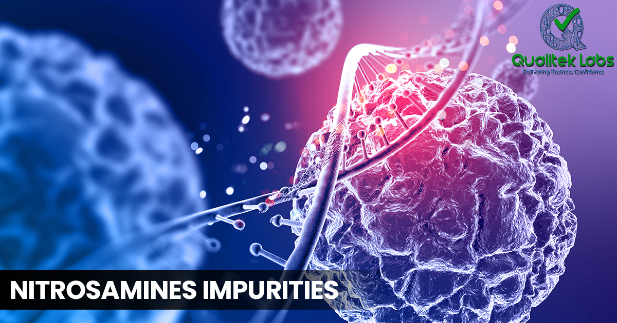 Nitrosamines,Nitosamines impurities,Qualitek Labs,Services provided by Qualitek Labs,Sources of nitrosamines