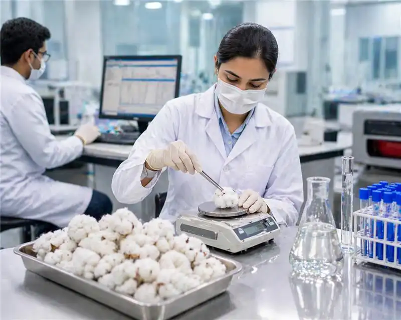 Cotton testing lab